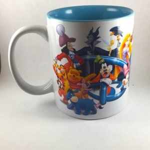Disney characters Disney World mug, multi characters, Jerry Leigh
